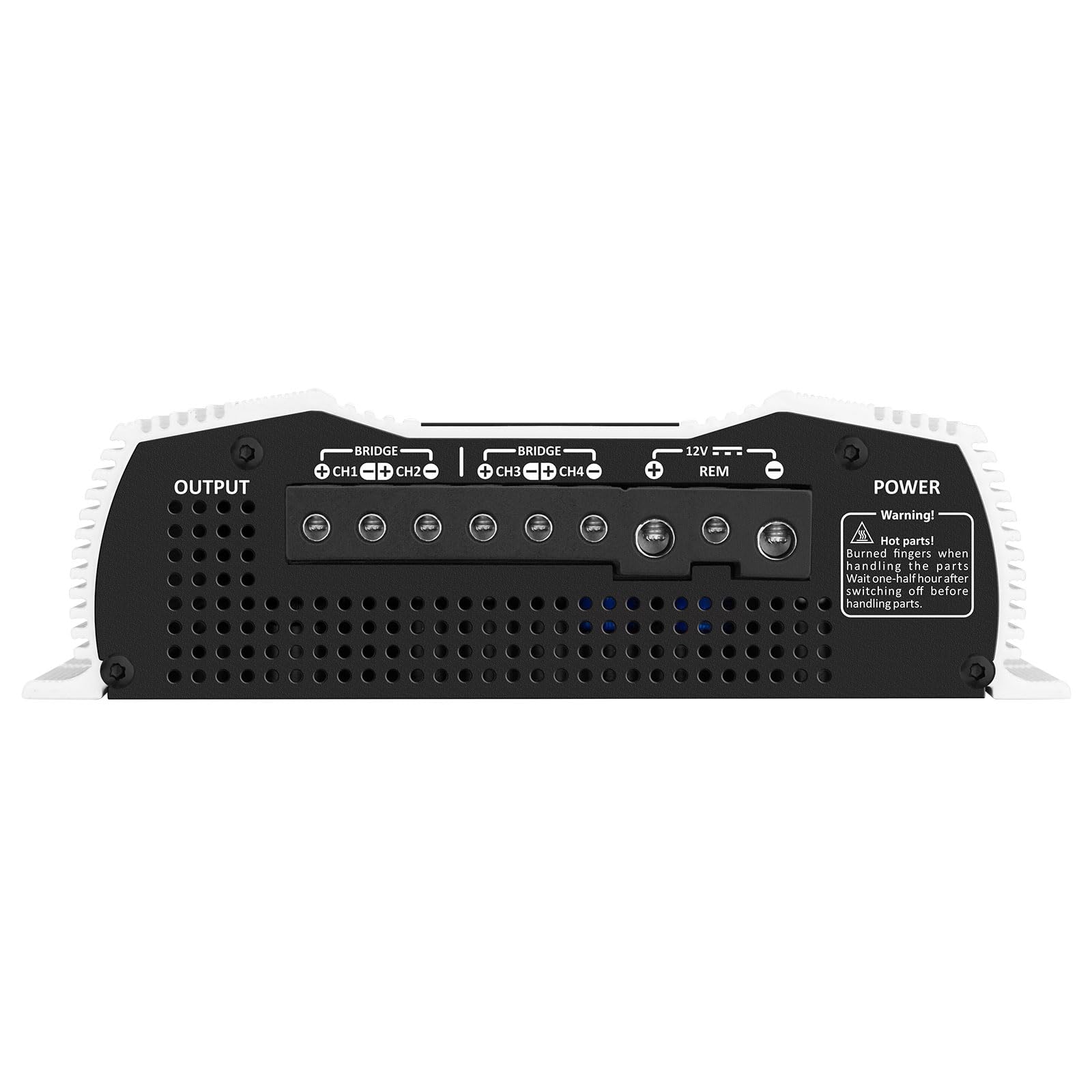 Taramp's DS 800x4 2 Ohm 800 Watt RMS Mehrkanalverstärker Auto Audio 4 Kanäle überbrückbar Klasse D Aluminium High Power Full Range RCA Subwoofer Verstärkersystem