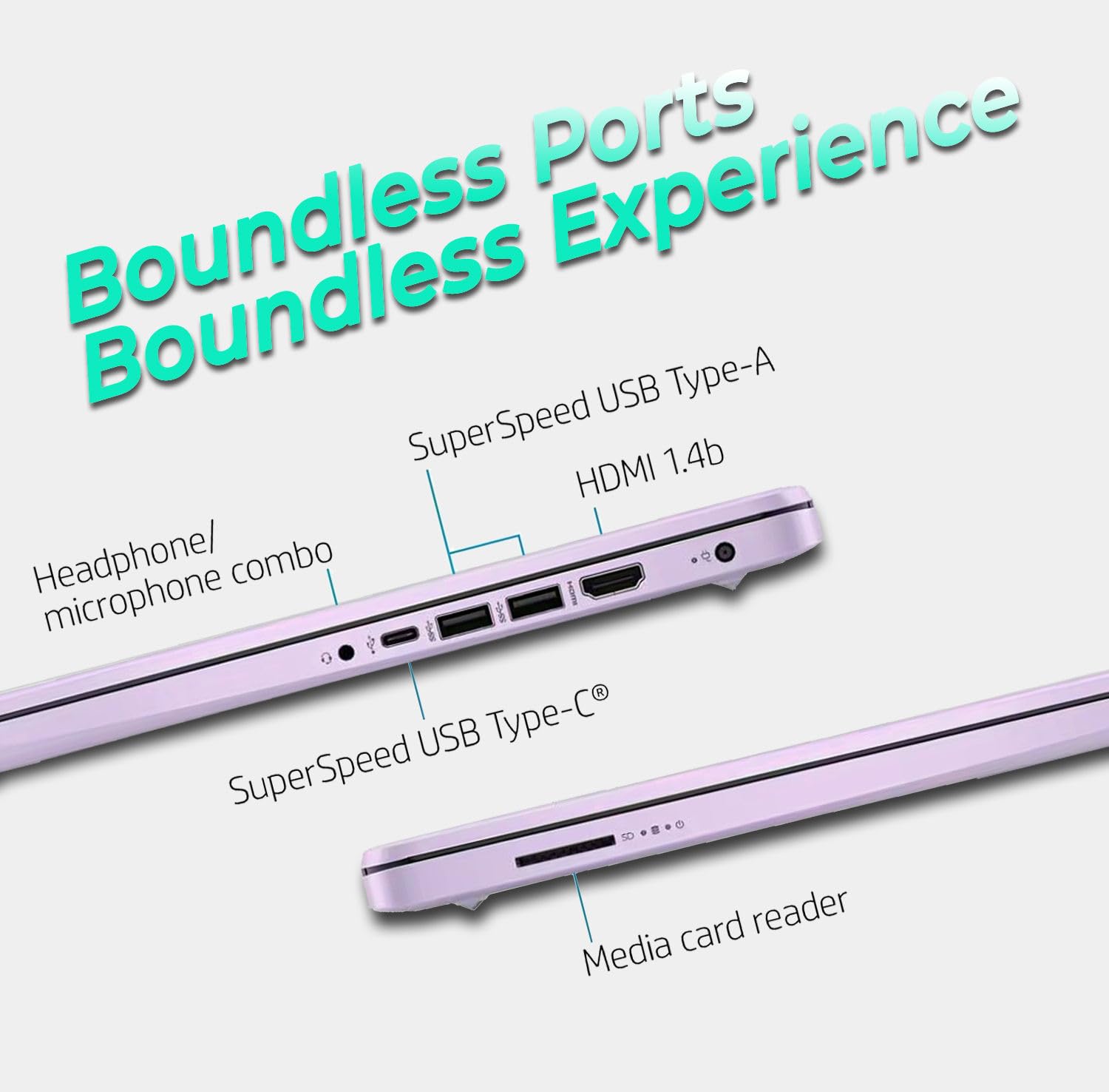 HP Ultrabook Laptop with Office 365 & Copilot AI • Intel 4-Core CPU • 1.1TB Storage (1TB OneDrive and 128GB SSD) • 8GB RAM • Windows 11 w/o Earbuds