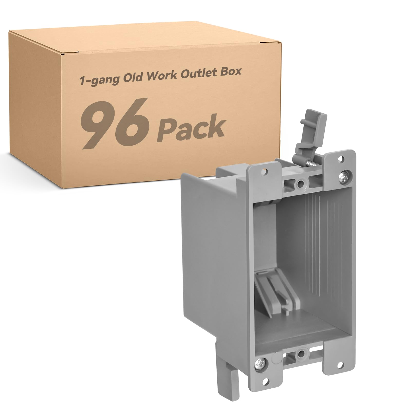 Togalonn Old Work Box 1 Gang, 14 CU. in. Drywall Electrical Box, PVC, UL Listed, 6 Pack — Amazon image 20