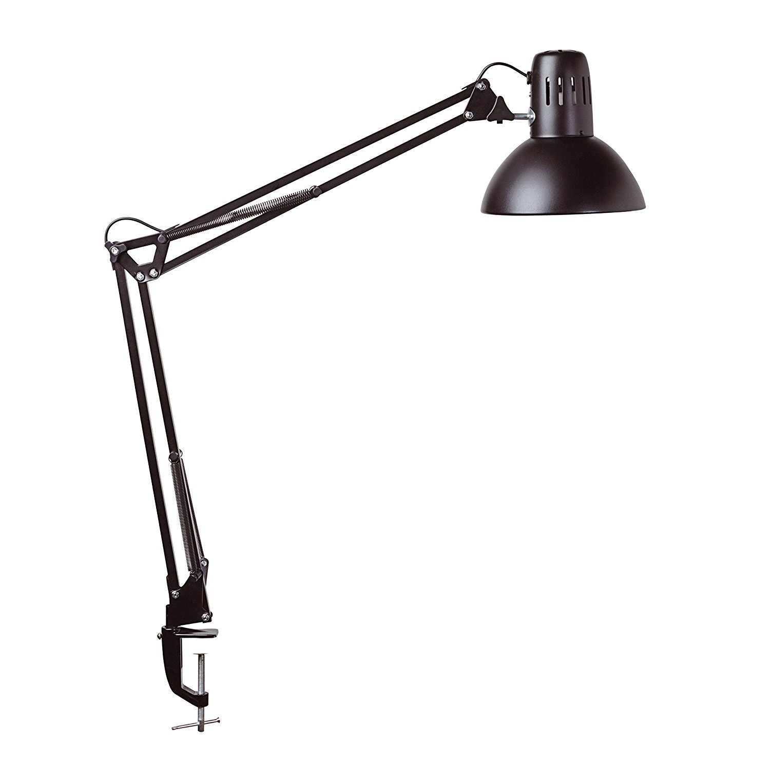 Maul Schreibtischlampe MAULstudy (Schwarz), Design Klemmleuchte Metall, Inklusive Qualitäts LED - Leuchtmittel, 470lm 2700K 15000h