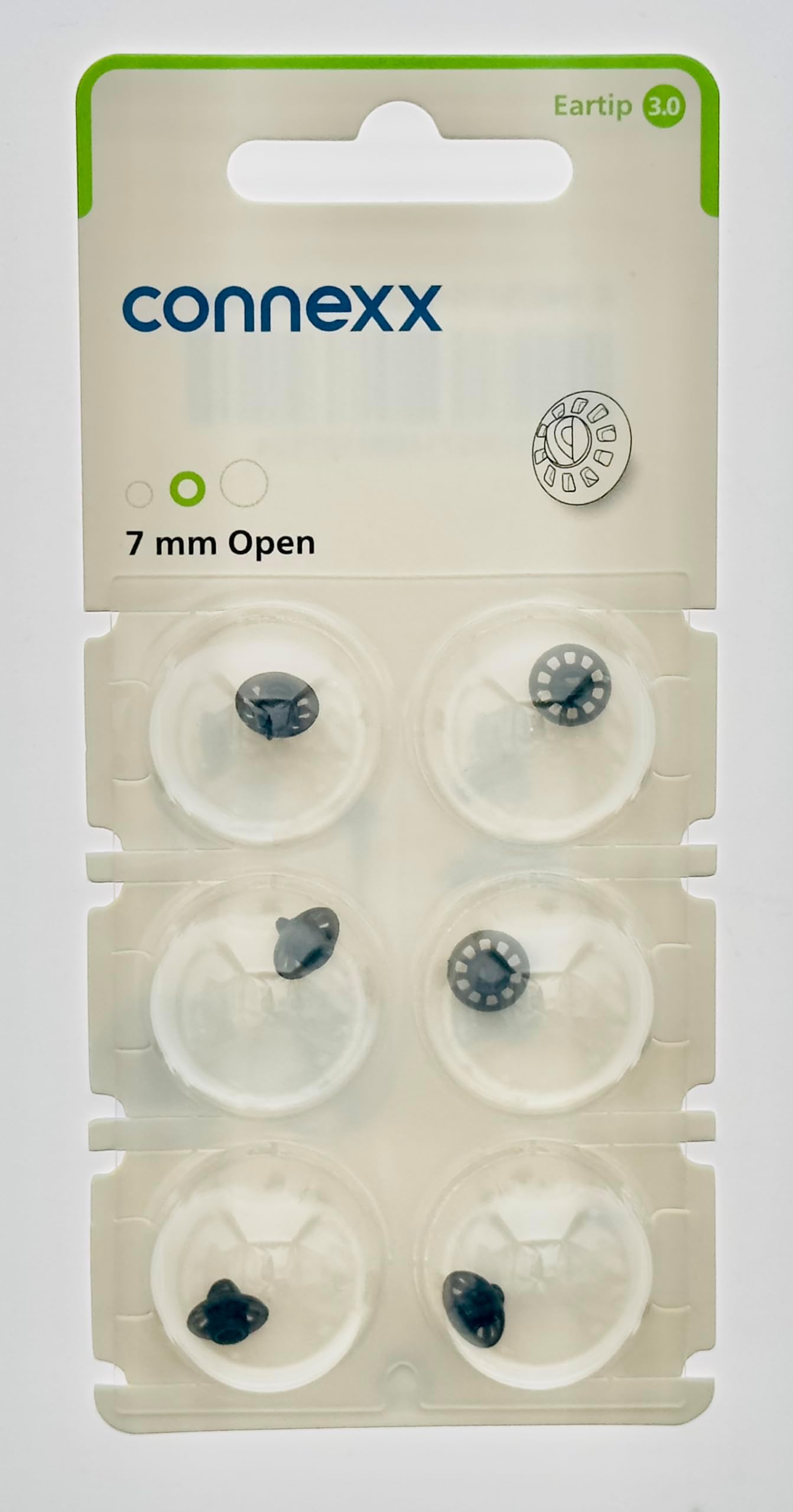 New - Connexx Eartip 3.0 - Open by Signia (Formerly Known as Siemens) (7mm)