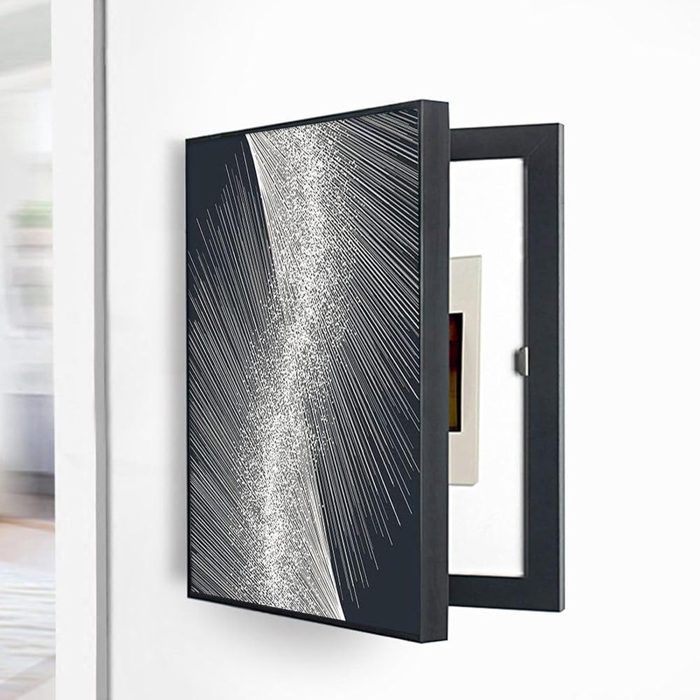 Scatole per Contatori Elettrici, Verniciatura Decorativa, Sezione di Copertura del Contatore, Punzonatura Libera, Scatole di Distribuzione Elettrica per Soggiorno di Ristoranti,01,55x70cm
