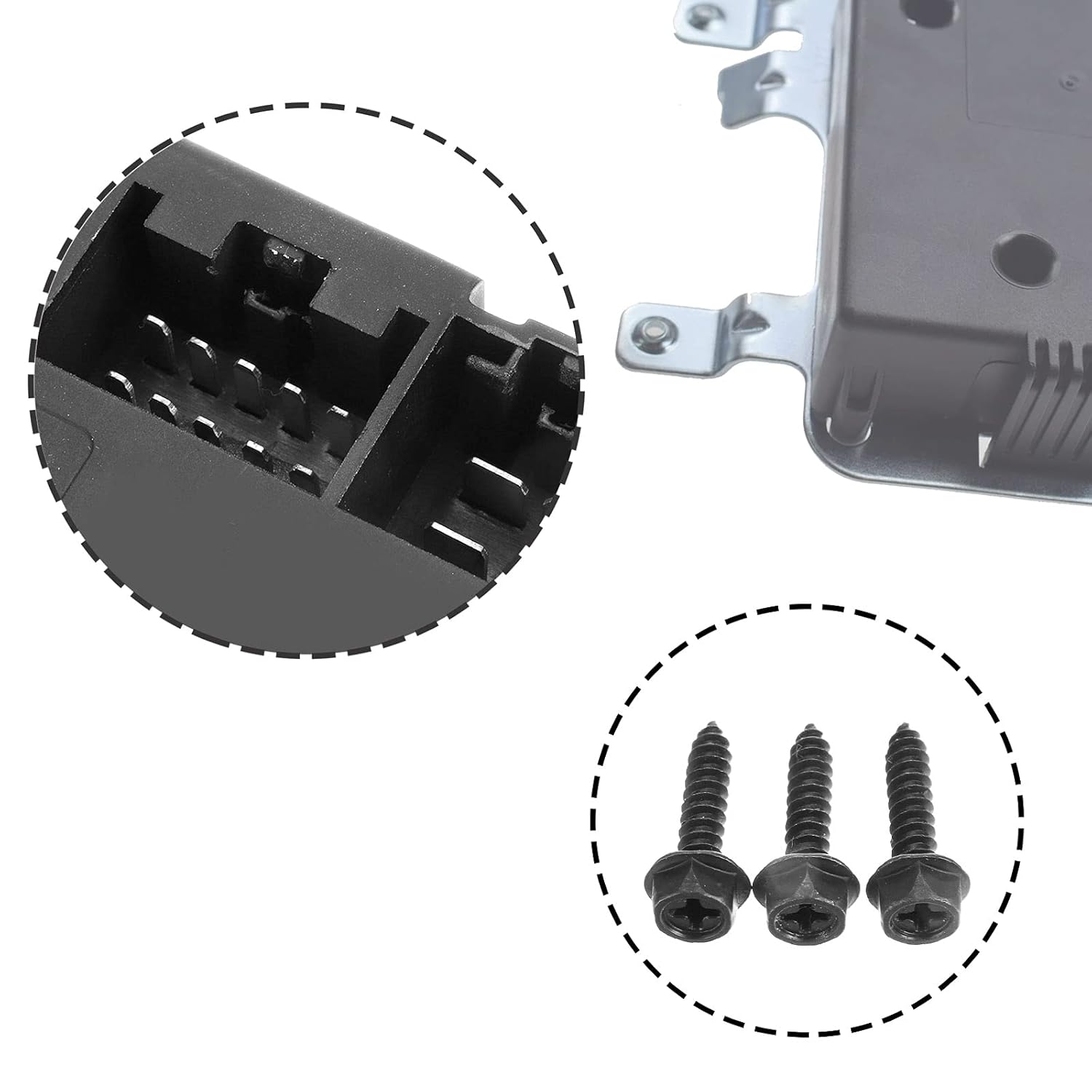 82215040AB Trailer Brake Controller Module Compatible with 2016-2018 Dodge Ram 1500 2500 3500 4500 5500, 2019-2021 Ram 1500 Classic, Replaces 82215040AC, Trailer Brake Control Module Switch Kit