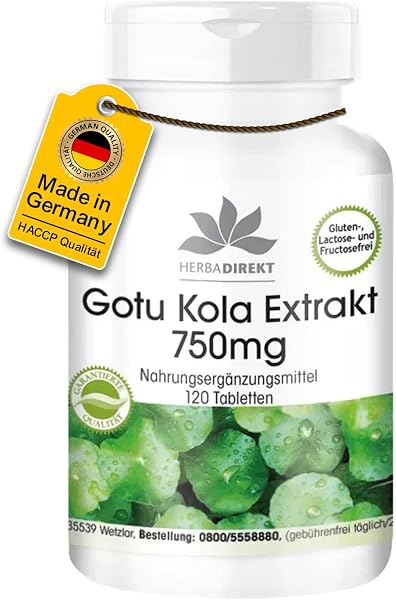 Warnke Vitalstoffe Gotu Kola 750mg Tabletten 120 Stück