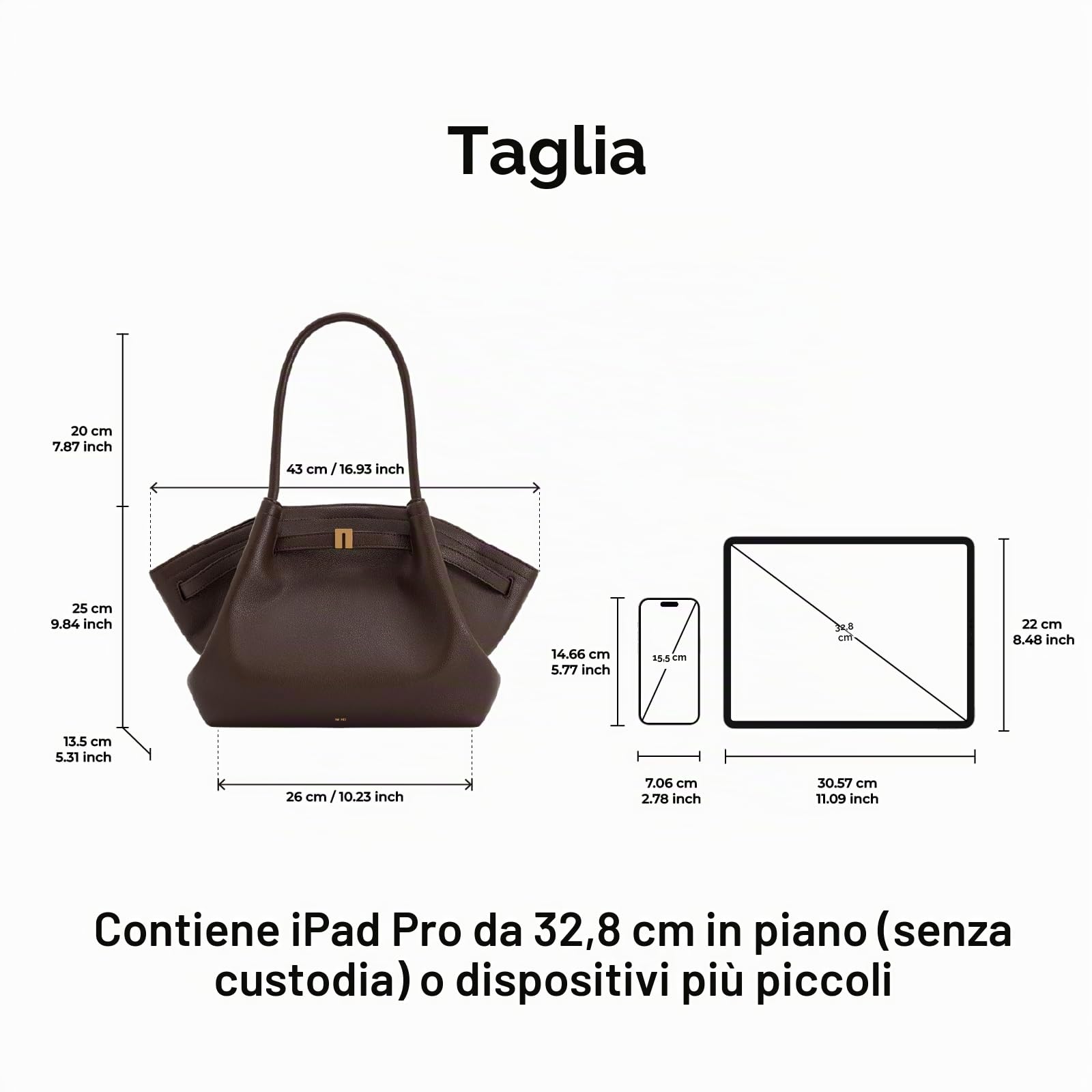 JW PEI, Hana, Borsa tote da donna in finta pelle scamosciata, media