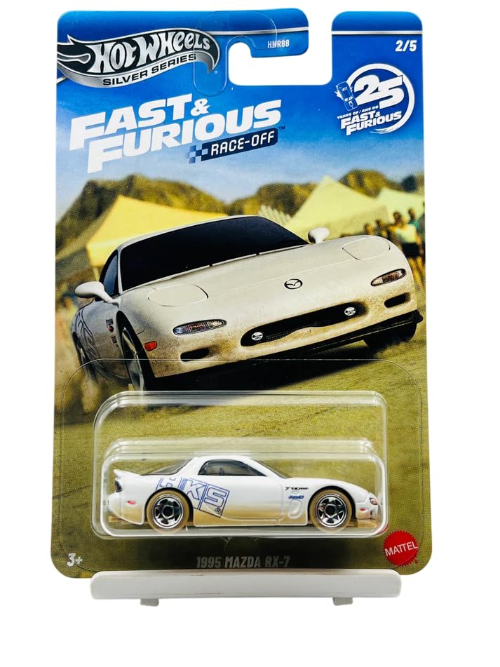 Image of Hot Wheels Fast & Furious Race Off 1:64 Scale 'Volkswagen Jetta MK3 for 3 Years & Above 3 /5 (White)
