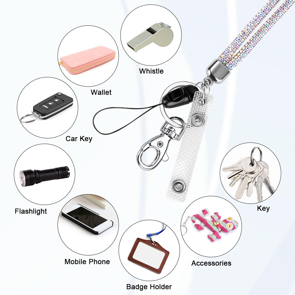 OFFCUP Lanyard Neck Strap, Crystal Lanyard - Image 4