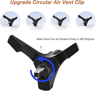 Car Cell Phone Holder Mount for Ford Toyota RAV4 Corolla/Corolla Cross Accessories Cellphone Mobile Phone Stand Circular Stripe Air Vents Supported