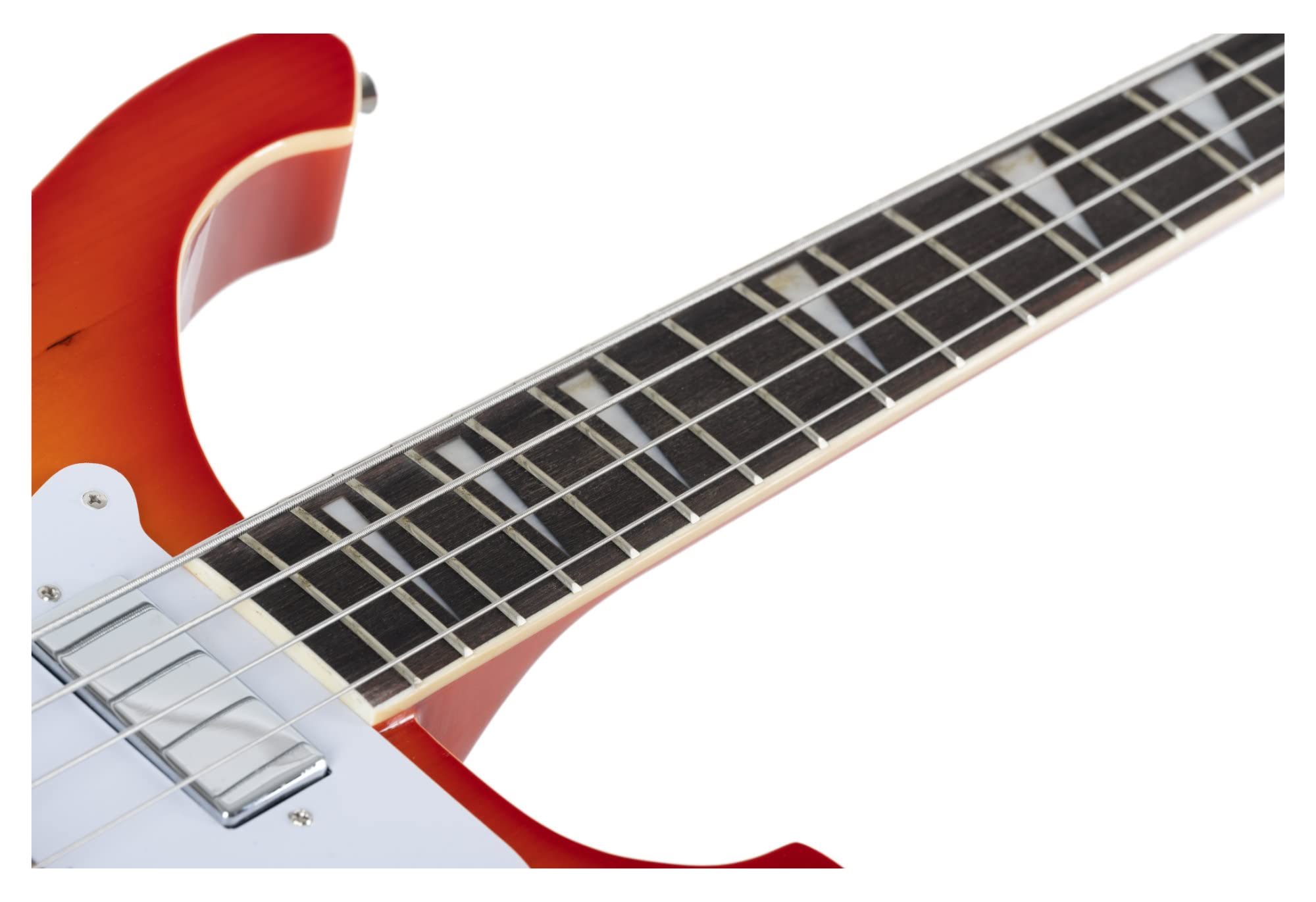 Rocktile Redneck E-Bass (Longscale, Humbucker, Single Coil, eingeleimter Hals) Red Sunburst