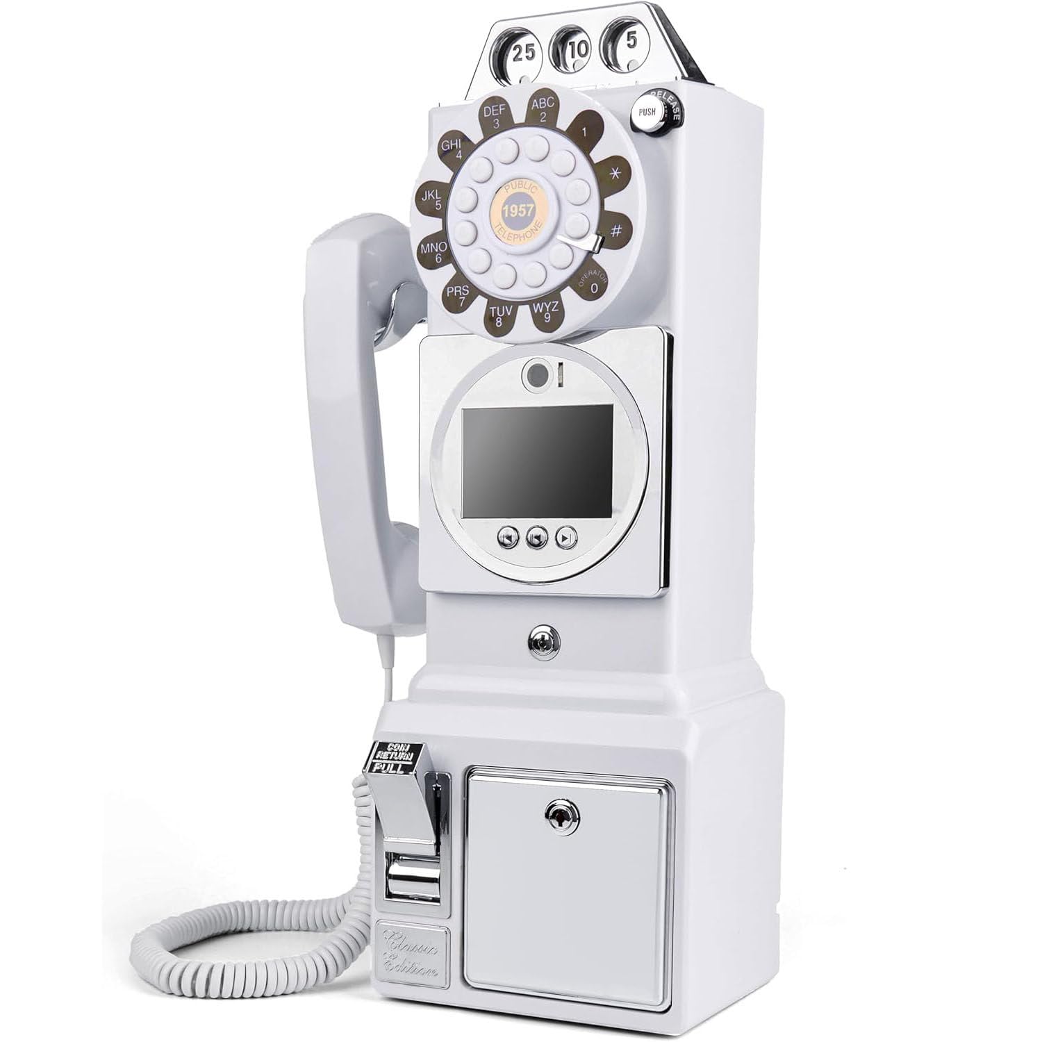 Livre d'or audio vidéo téléphone de mariage blanc 64G pour message personnalisé