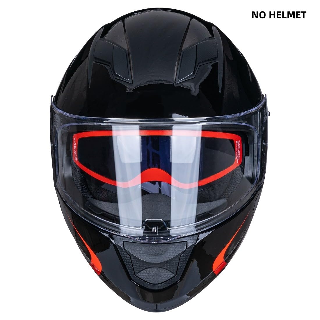Helmvisier für LS2 FF800/FF353/FF328,Motorradhelm Visier,Motorrad Windschutz Helm Objektiv Visier Vollgesichts,Helmvisiere Zubehör Ersatz,Nicht für andere Modelle empfohlen (Transparent)