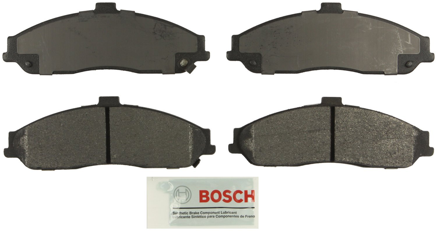 Bosch BE1324H Blue Disc Brake Pad Set with Hardware - FRONT — view 37