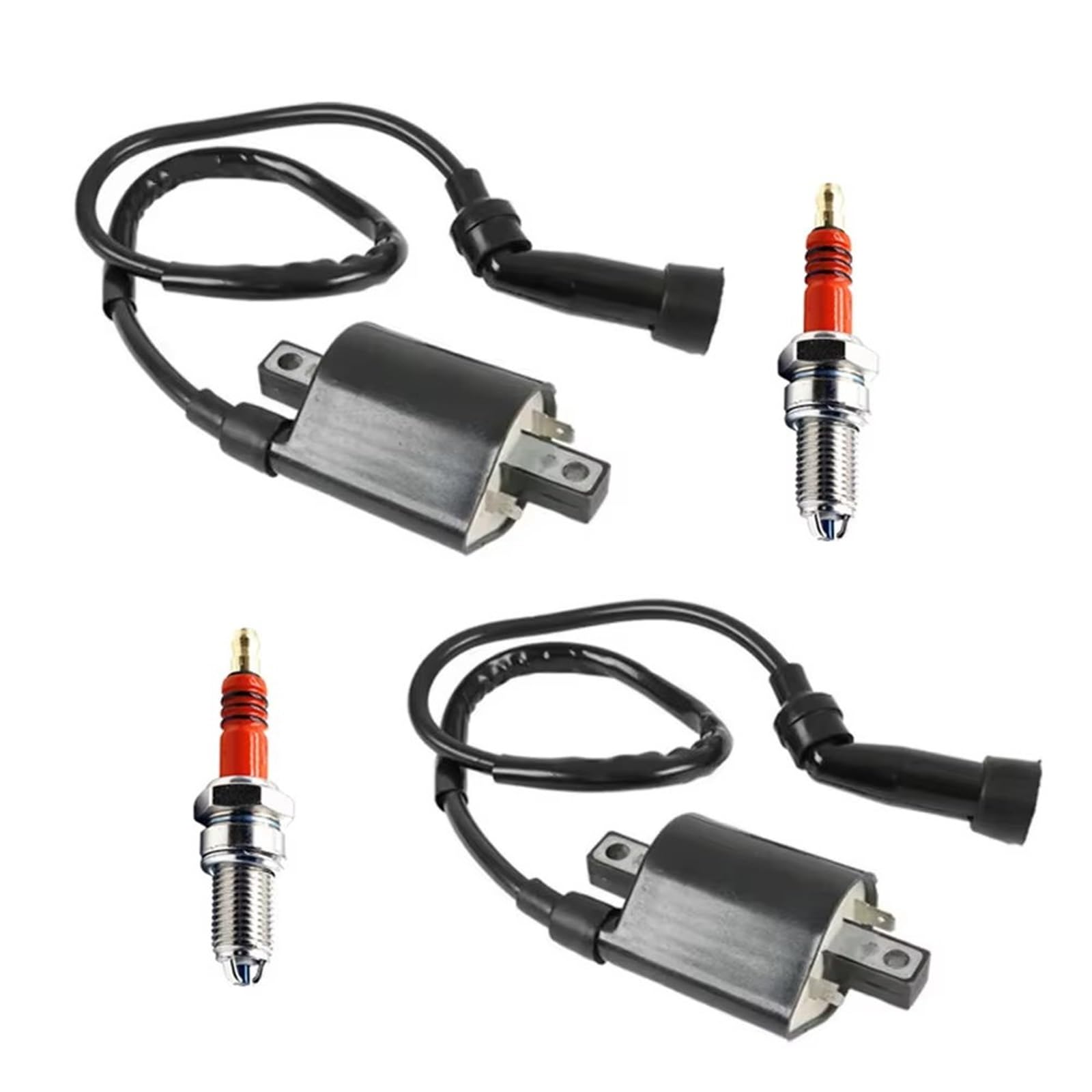 Bujía para Suzuki Intruder 1500 VL1500 1400 VS1400 Boulevard S83 1987-2009 33410-38B00 Bobina de Encendido Bujía Interruptor de Encendido Llave