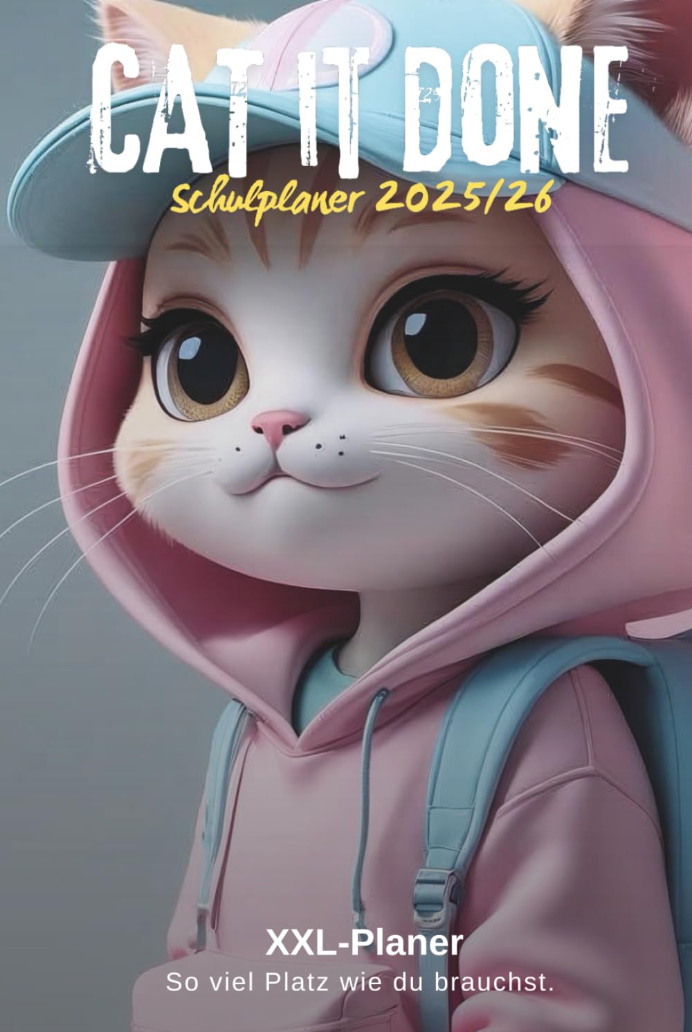 XXL Schulplaner 2025/2026 - Cat it Done !: – für Schüler:innen & Teenies, 5.–10. Klasse