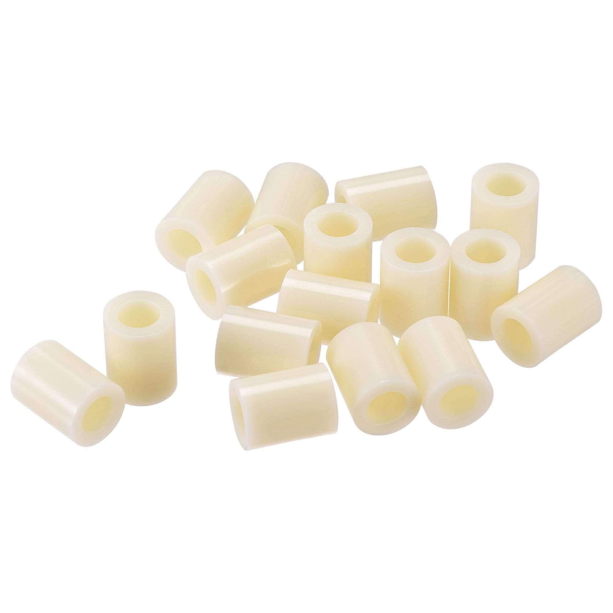 TA-VIGOR 100Pcs Nylon ABS Round Plastic Spacer Washer
