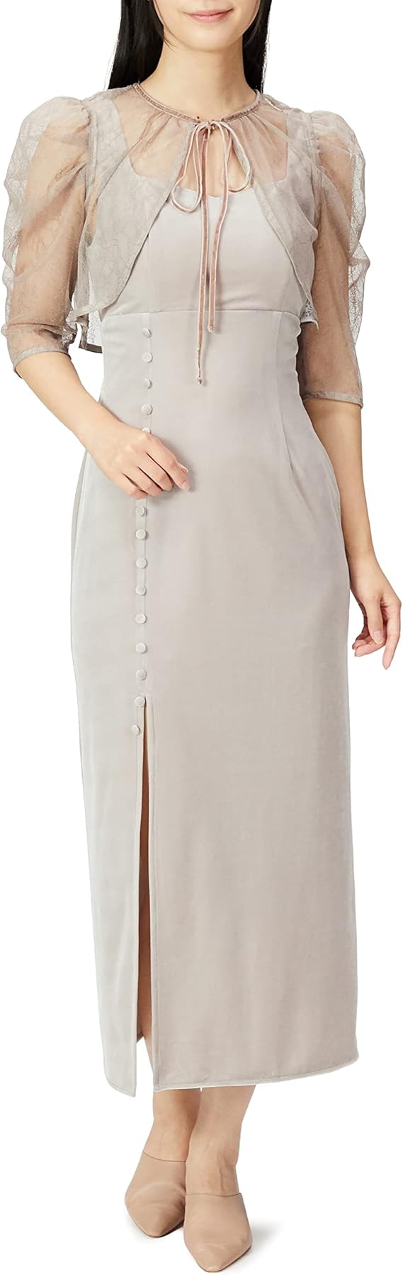 Amazon.co.jp: [スナイデル] レースボレロレイヤードタイトスリット