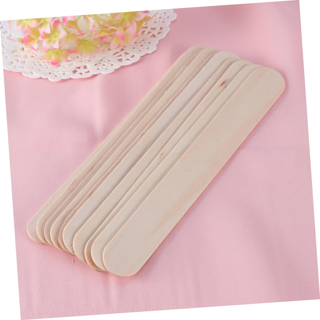 NOLITOY Hair Removal Wax Sticks Set 10pcs Wooden Wax Applicators Perfect for Salons and Home