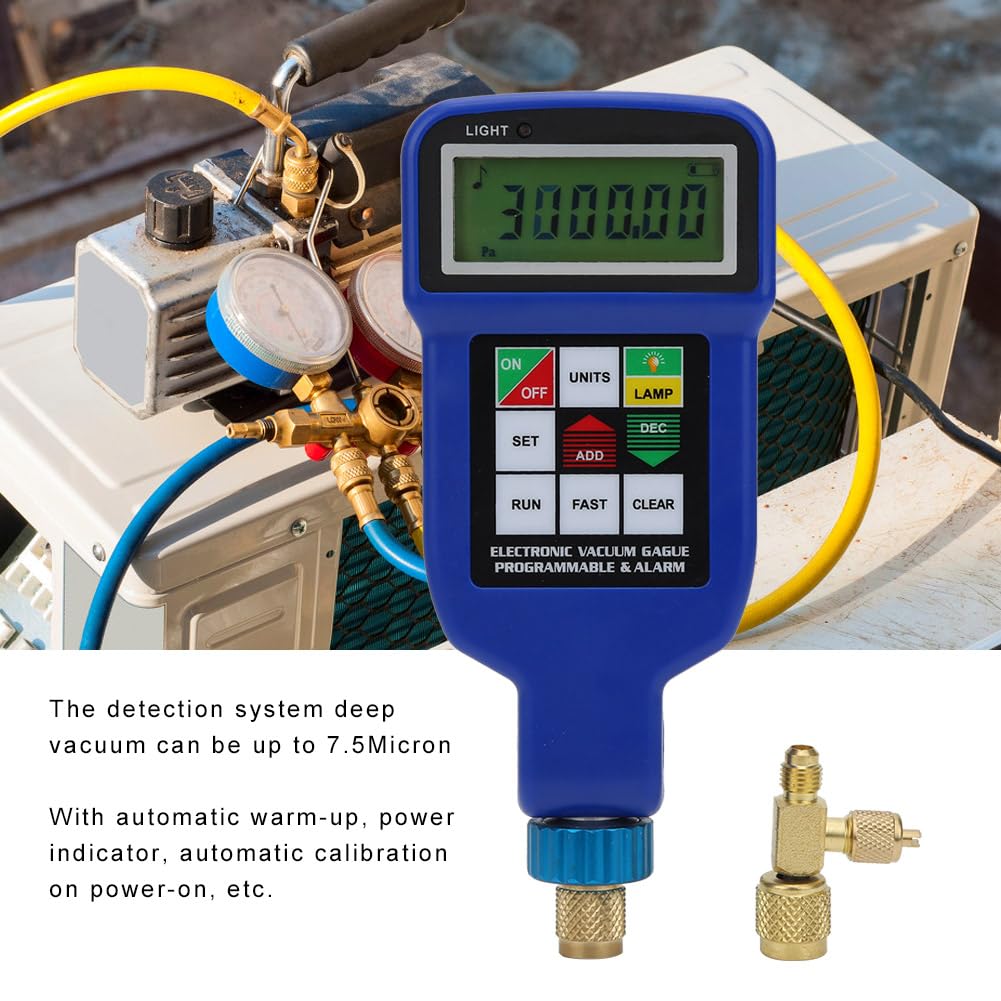 Vacuómetro Digital, Precisión de 7,5 Micrones