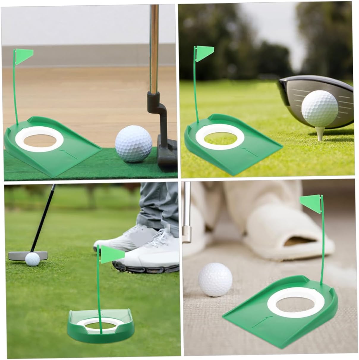 BESPORTBLE 3pcs Golf Hole Cup Putting Cup Training Aid Golf Training Equipment for Indoor Practice