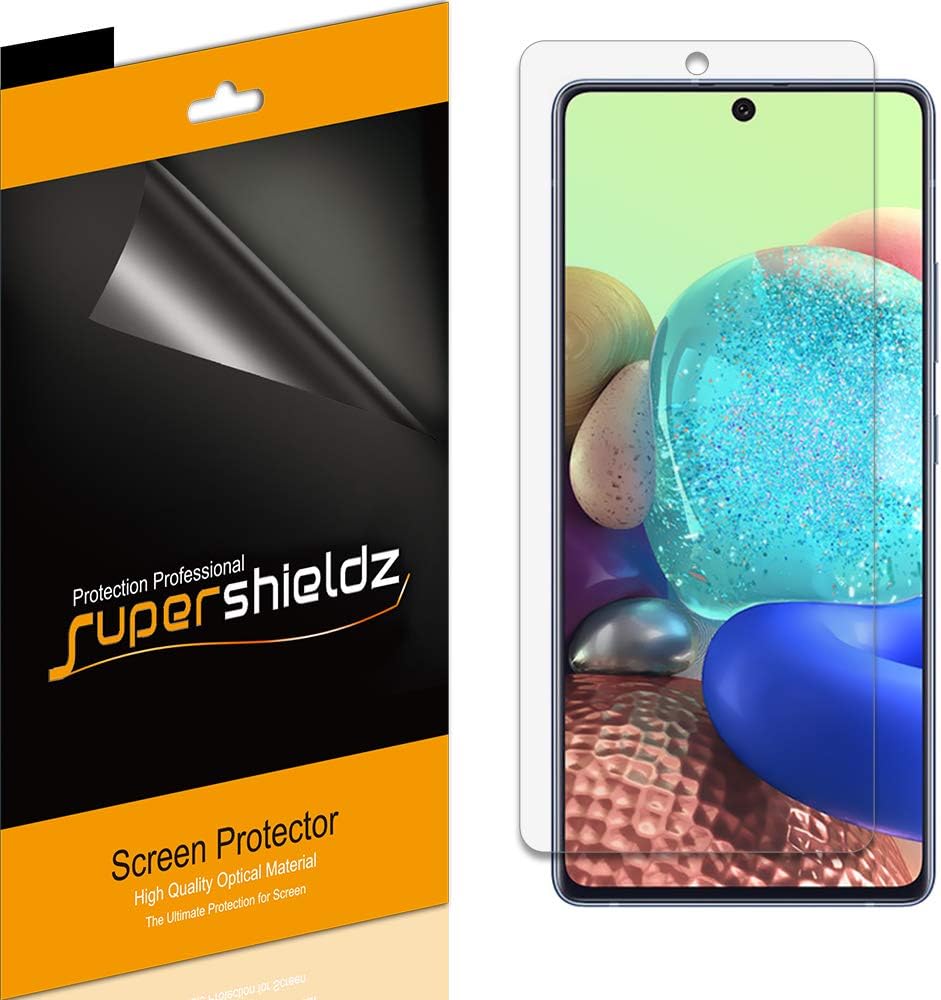 Supershieldz (6 Pack) Designed for Samsung Galaxy A71 5G and Galaxy A71 5G UW Screen Protector, High Definition Clear Shield (PET)