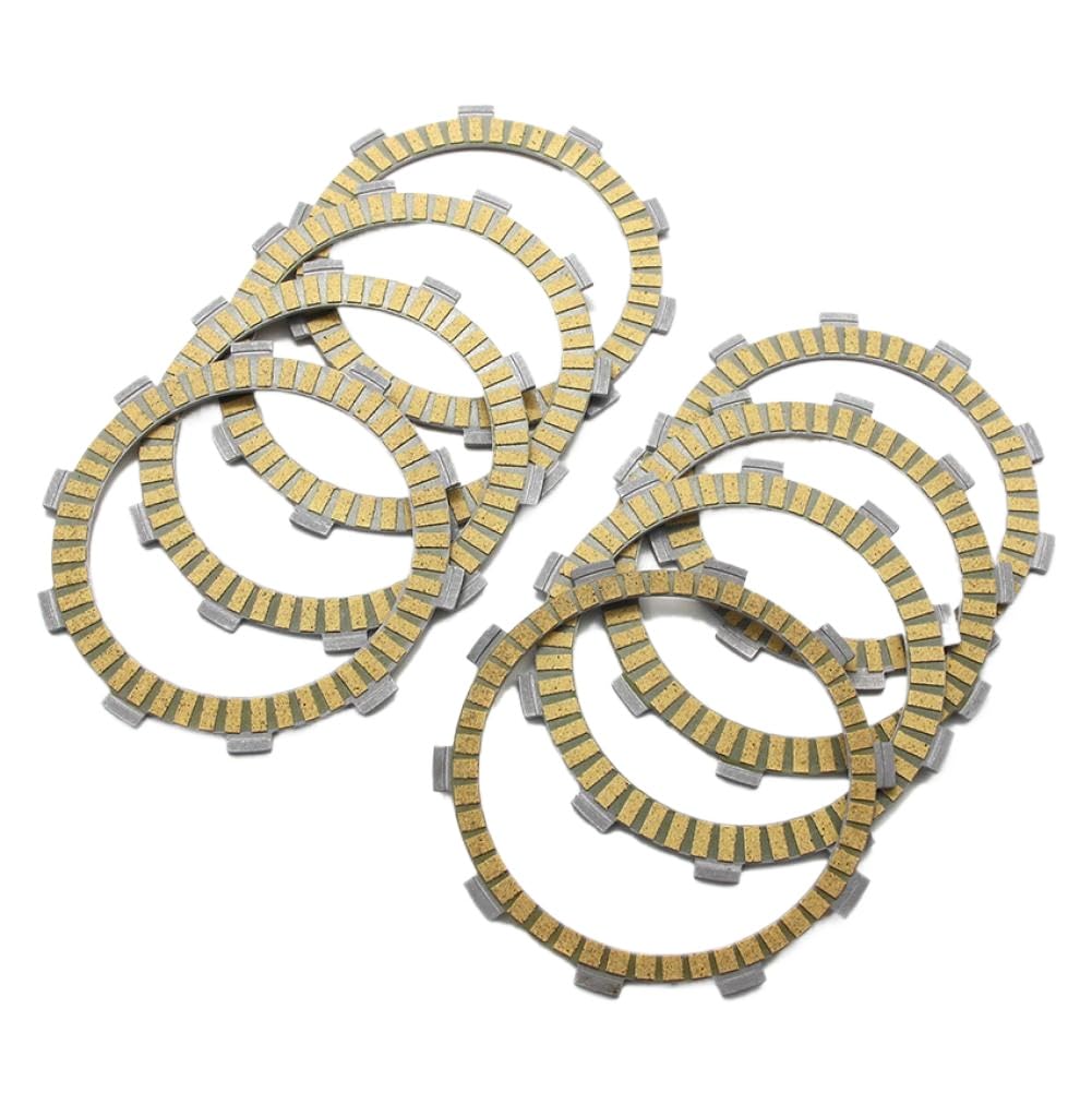 Motorrad-Kupplungs-Reibscheiben-Platten-Set, kompatibel mit CB600F CBF600 NS250 CBR600F4i CBR600 CBR600RR VFR800 CB900F CBR900 VFR800F
