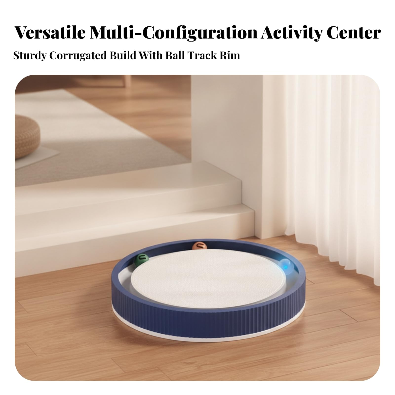 Kratzbrett mit Spielbällen, Luxusgrün