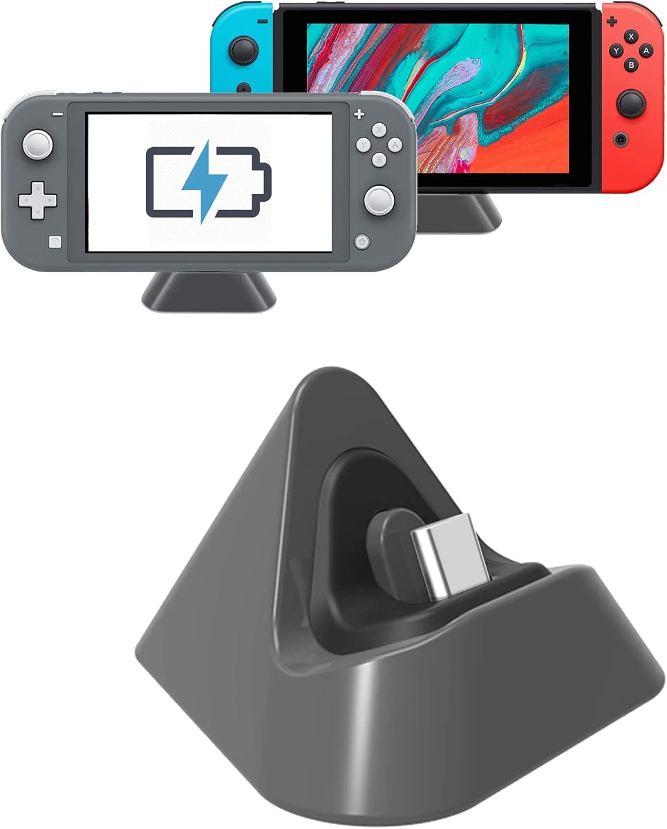 Charging Dock for Nintendo Switch Lite, Charging Stand Station