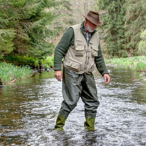 Rain Boots for Men with Lining | Waterproof |Mens Rubber Boots | Lightweight |Comfortable | Rain, Mud, Fishing, Hunting, Farming, Landscaping, Concrete4