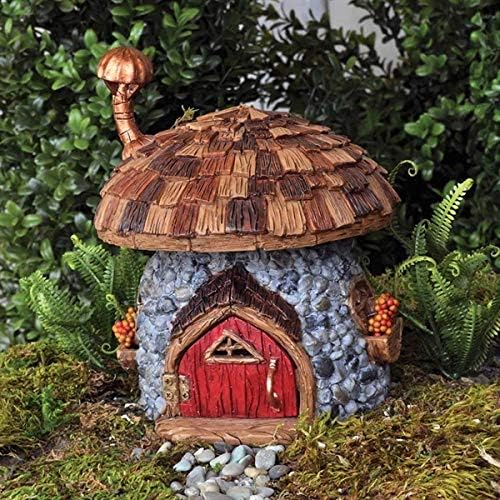 Fiddlehead Shingletown Garden Fairy Pixie Gnome Shingle House - Home Accessory