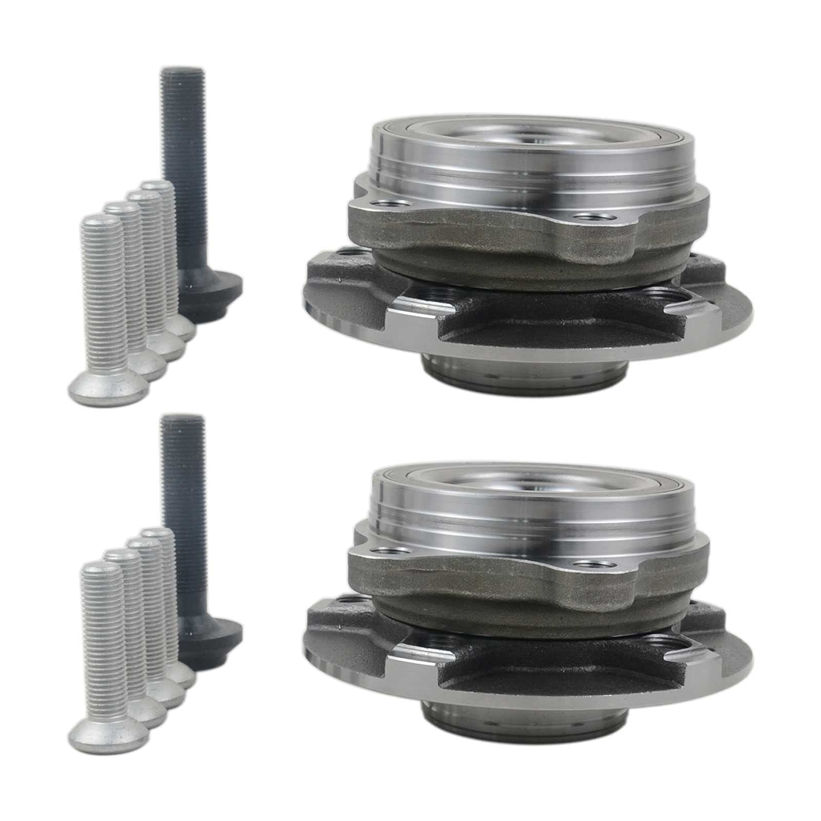 Paire de Jeux de Roulements de Roue Pré-Assemblés Avec Moyeu de Roue Compatible avec A5 A4 A8 A7 A6 Q5 2.0 2.8 3.0 3.2 8T3 4G2 8F7 8KH 8K0407613B 4H0498625B