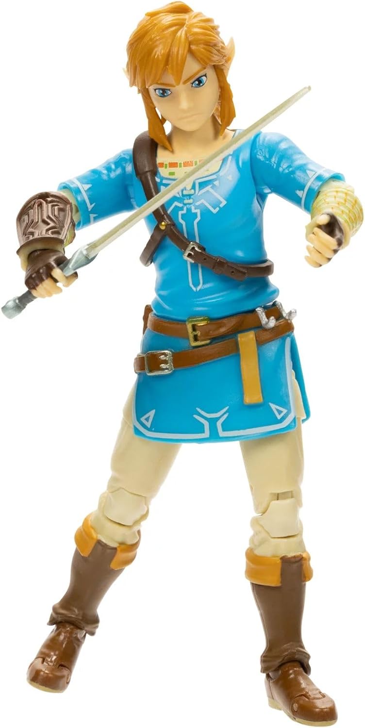 Nintendo The Legend of Zelda: Breath of The Wild 5-inch Action Figure Link with Soldier's Broadsword