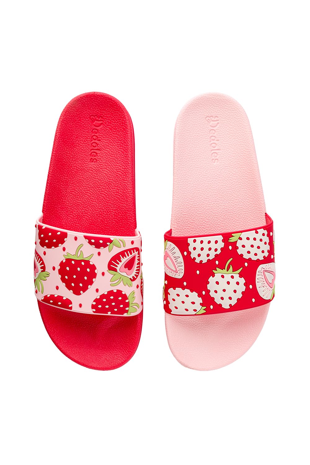 Dedoles Badeschuhe & Hausschuhe Damen Herren & Kinder Badesandalen lustige Designs Bücher Kaffee Party Pizza Fuchs Bär Lama Wolken Geschenk