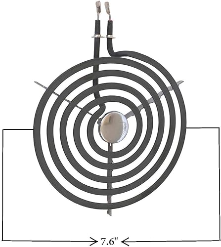 Miniatura 2 de KITCHEN BASICS 101 WB31M20 y WB31M19 Sartén de goteo de porcelana y WB30T10074 WB30T10078 quemadores de superficie de rango eléctrico de repuesto