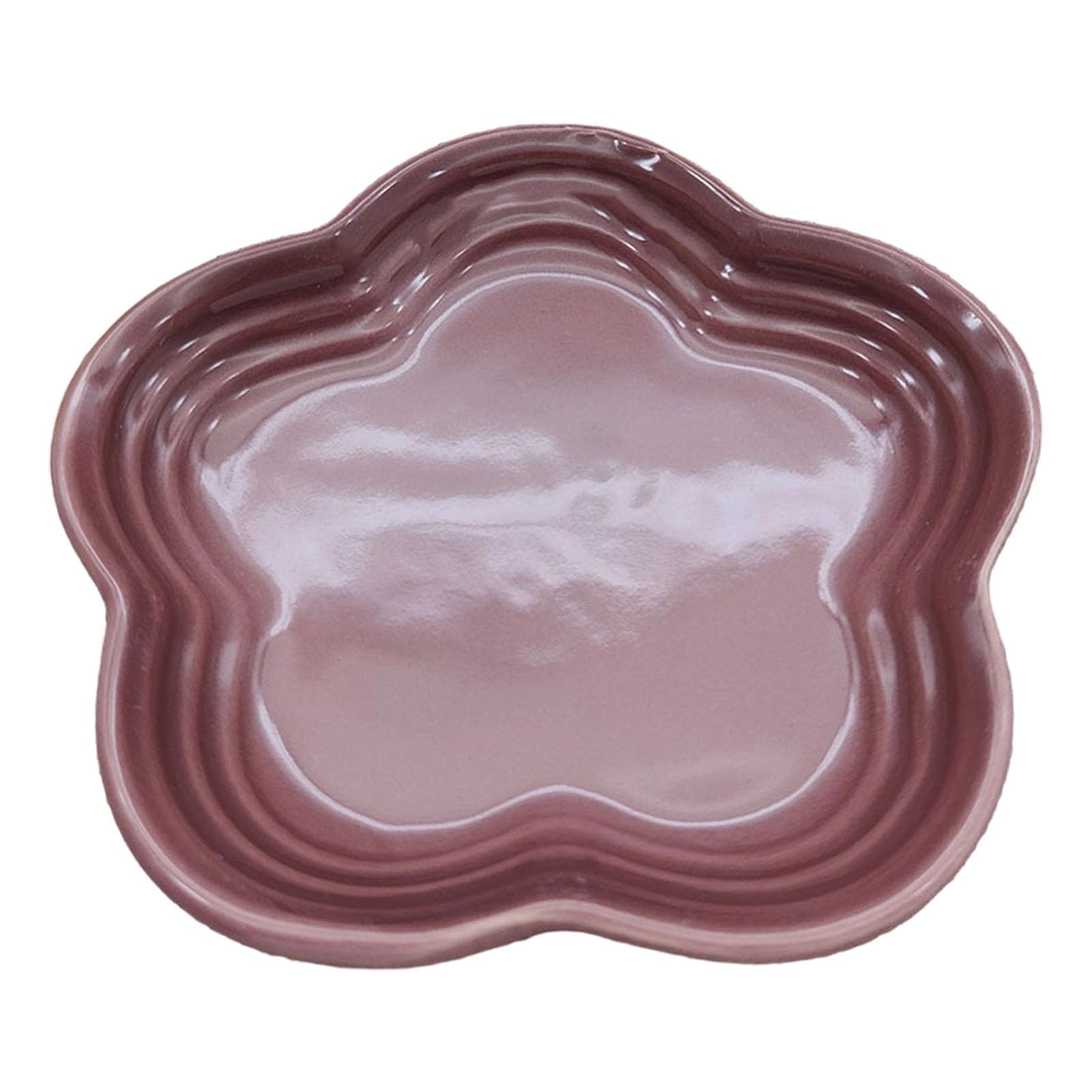 Nucelit 14cm Ceramics Fruit with Elegant Blossoms Pattern Sturdy Serving Dishes Great for Breakfast Appetizers and Snacking Parties