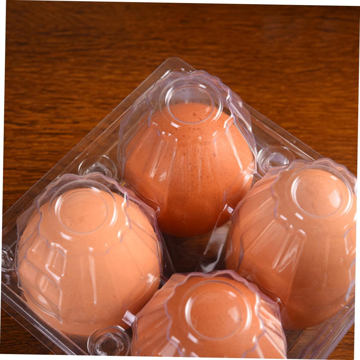 50pcs Camping Egg Holder Egg Cartons Storage Box for Refrigerator Packaging Box