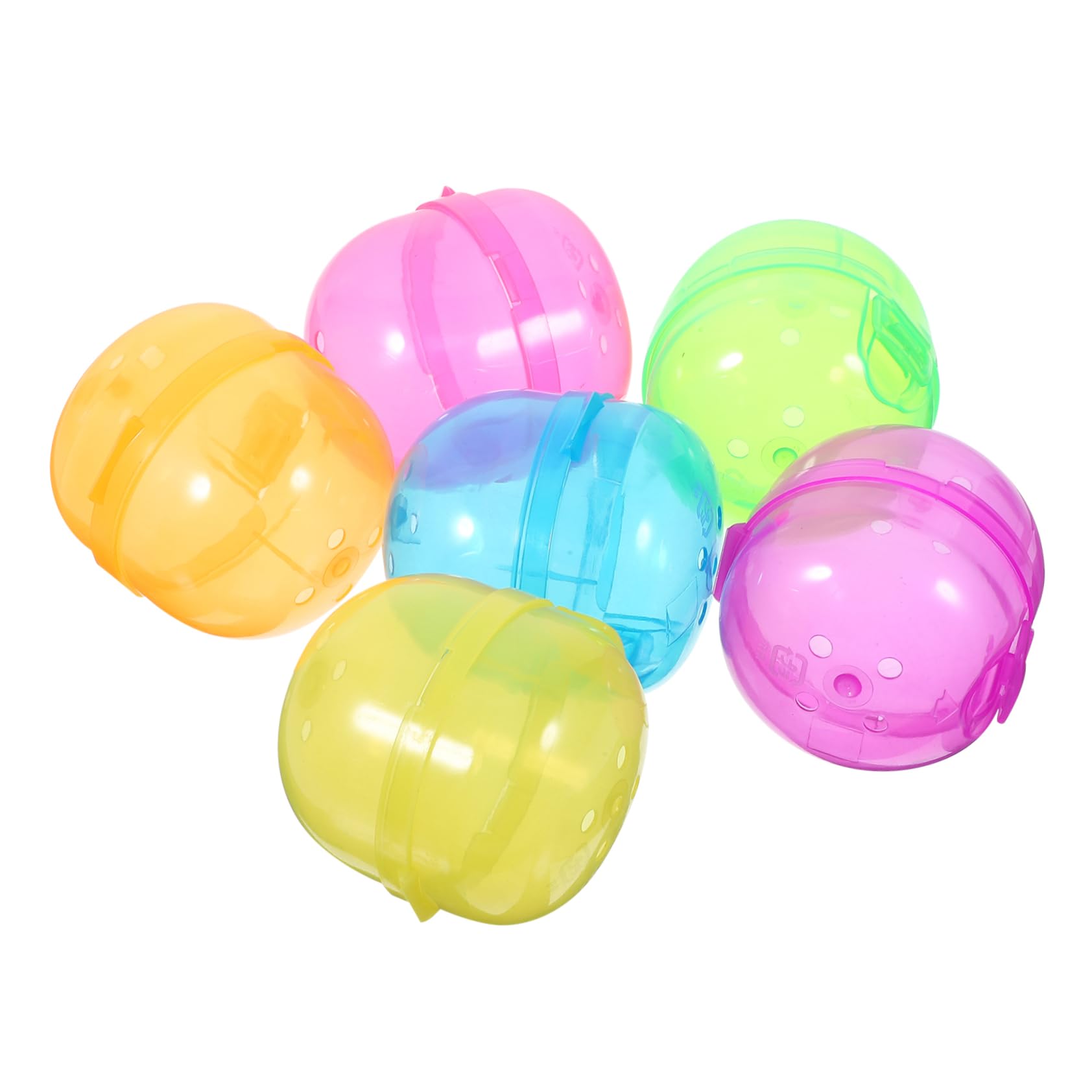 PRETYZOOM Plastic Vending Machine Balls Round Capsules Toys Small Balls for and Parties