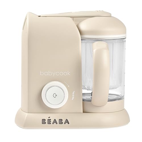 BEABA Babycook Solo - Máquina de alimentos para bebés 4 en 1, procesador de alimentos para bebés, vaporizador de alimentos para bebés, comida casera