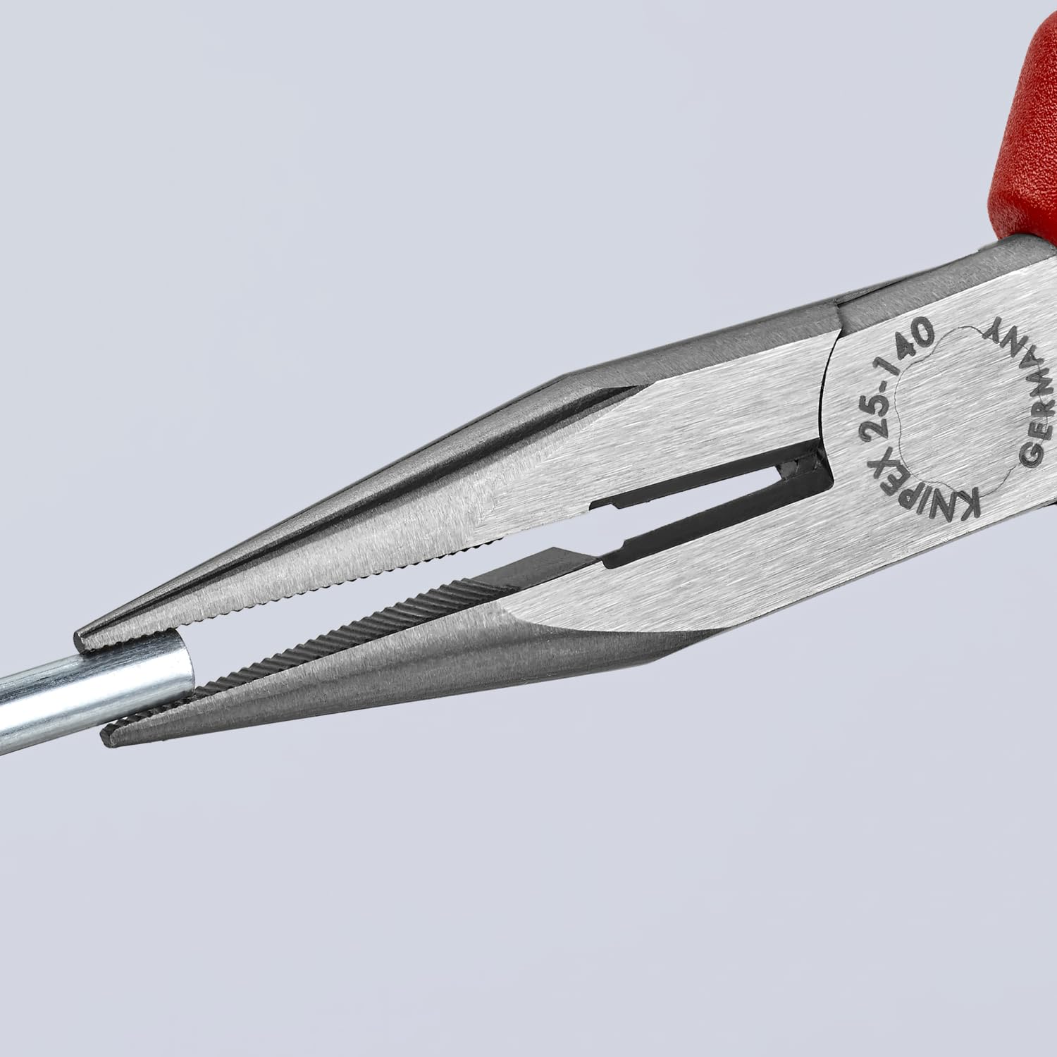 Knipex 25 02 140 pinza a becchi lunghi con cutter-comfort grip