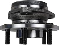 Vista 4 de Autoround 513158 Buje de rueda delantera y conjunto de rodamiento para Jeep Wrangler 1999-2006, Cherokee 1999-2001, TJ 2000-2006, 5 lengüetas