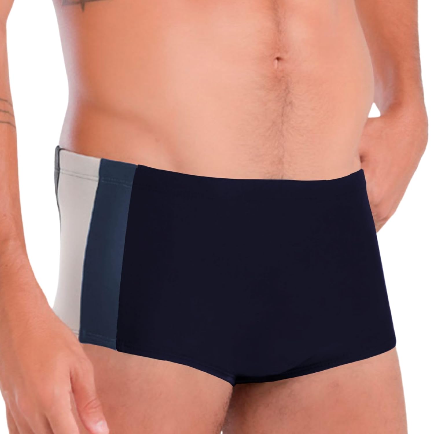 Sungão de Praia Mash Resistente ao Cloro UV 50+ Dry Fast Masculino Listra Lateral