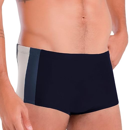 Sungão de Praia Mash Resistente ao Cloro UV 50+ Dry Fast Masculino Listra Lateral