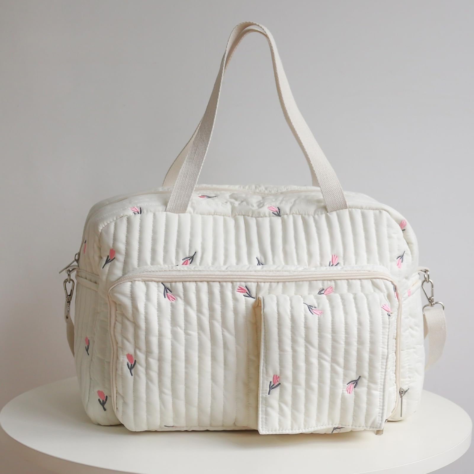 Borsa Porta Pannolini a Tracolla Borsa Organizzatrice Weekender con Motivo | Borsa Duffle per Scuola, Ospedale, Vacanza, Spiaggia, , Shopping, Picnic, Campeggio, Viaggio, Lavoro e Palestr