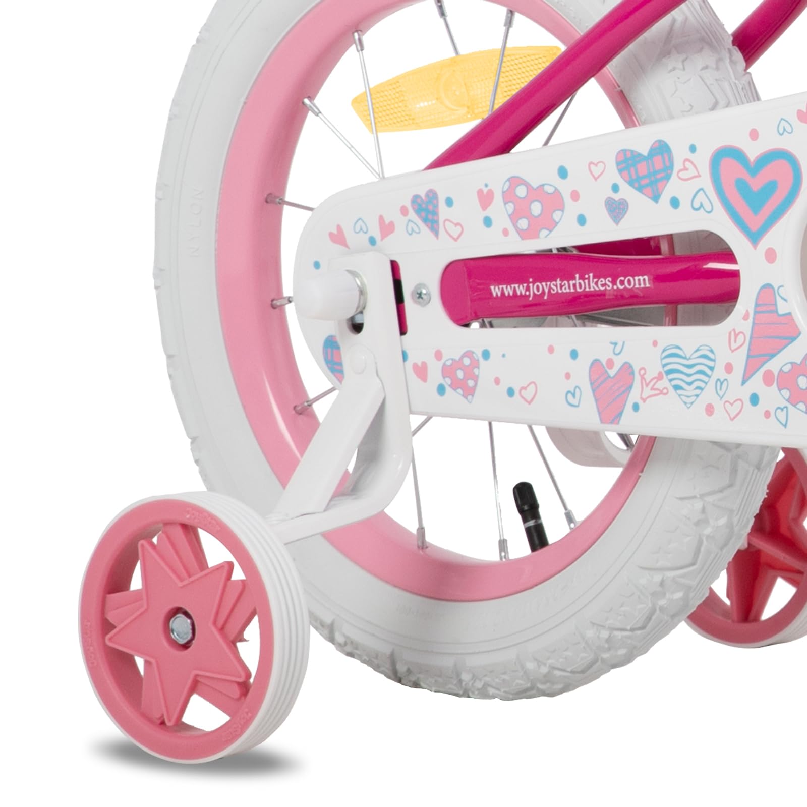 JOYSTAR Vélo Enfant 12/14/16/18/20 Pouces pour Filles 2-11 Ans, vélo Fille 12/14/16/18/20 Pouces avec stabilisateur et Panier