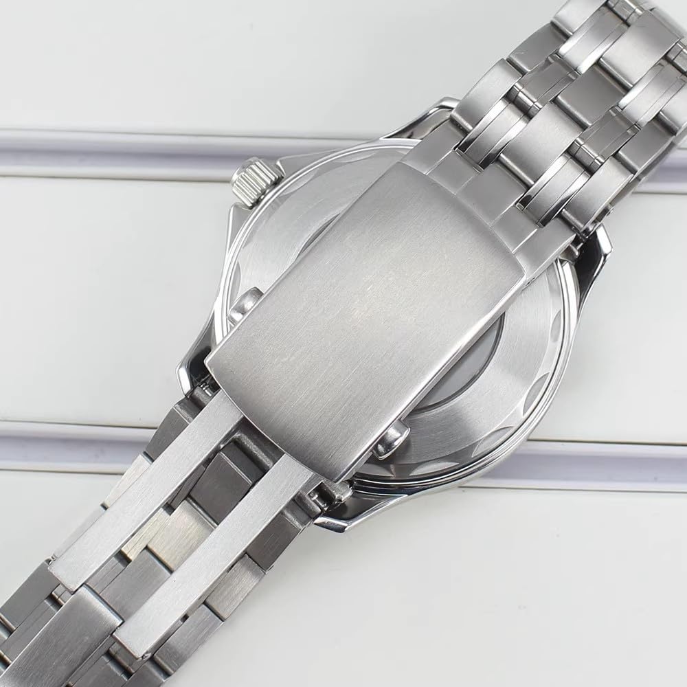 41mm Muszelkowy Bezel Nurkowy Zegarek Modyfikacja Kit, Pasuje dla Mechanizm NH35 NH36 30,5mm - 31mm Duża Tarcza, Koperta Zegarka & Bransoleta Set dla Omega Seamaster 300M