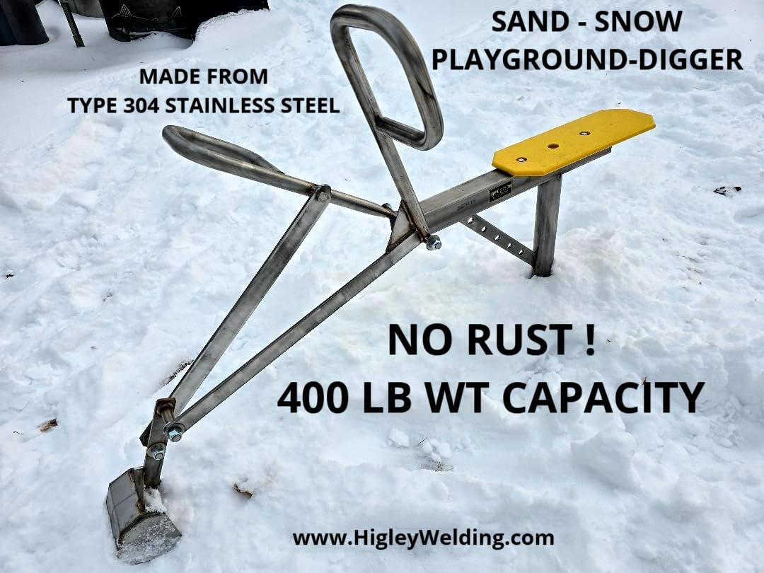 Sand Digger Sandbox Excavator Made Stainless Steel Playground Life Time Wnty