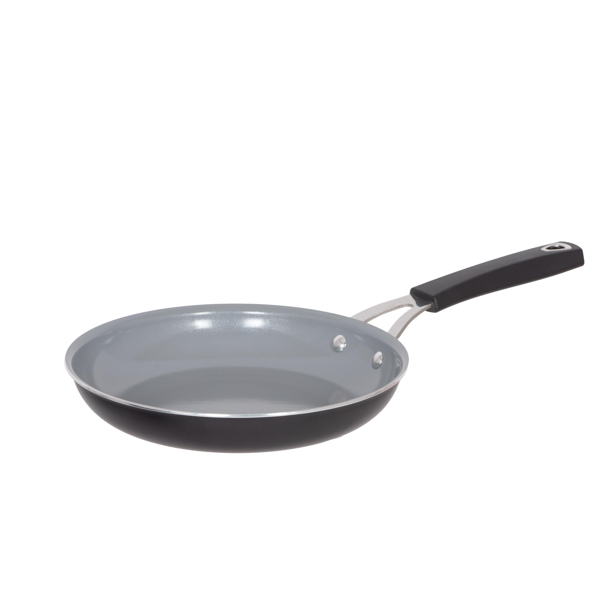 Cuisinart Green Gourmet Complete 10" Skillet with Purelyceramic, Non-Stick Frying Pan Made with Recycled Aluminum, PFAS Free (525IRC-24BKC)