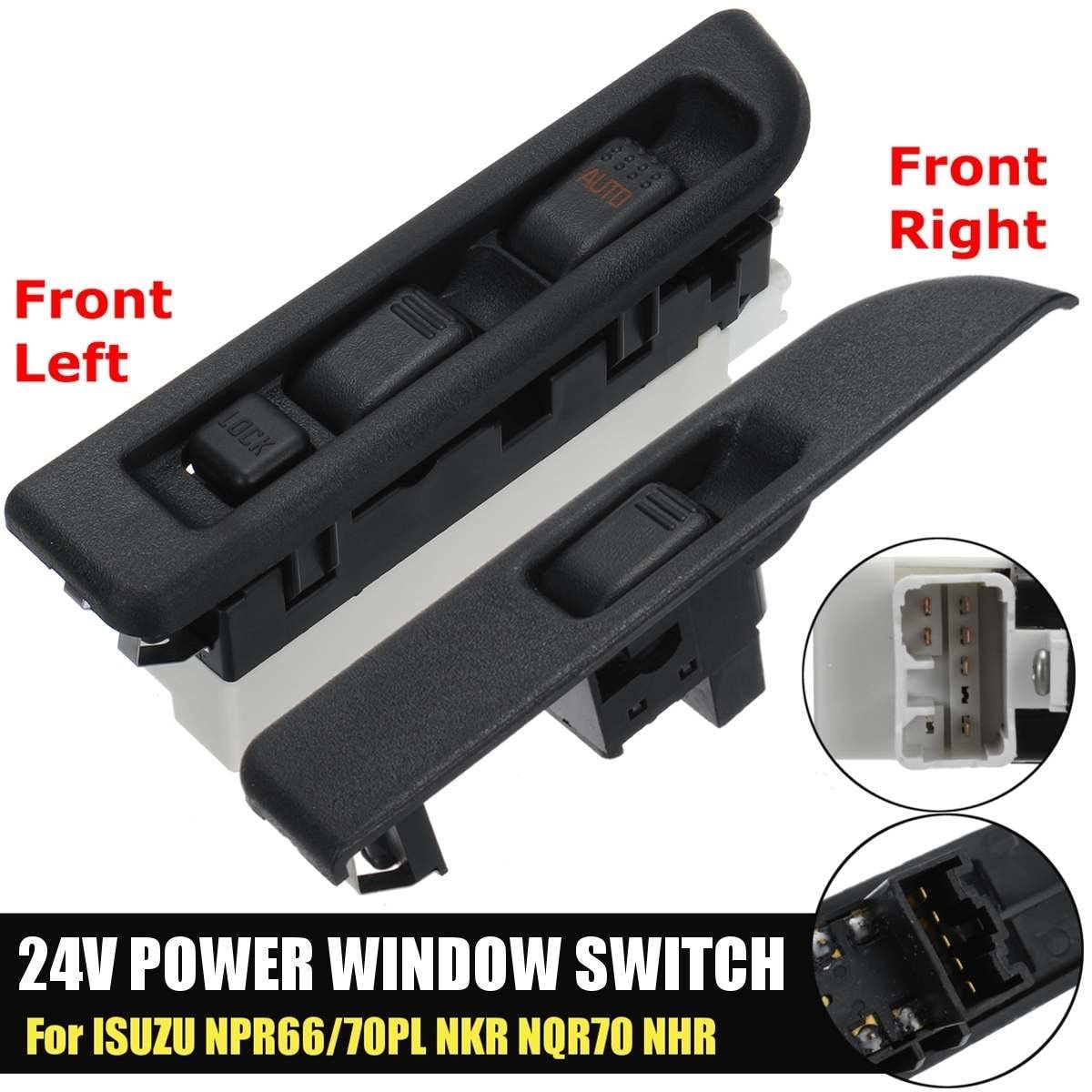 Pulsante Interruttore Alzacristalli Elettrico Per ISUZU NPR66 70PL NKR NQR70 NHR LHD RHD Automotive Interruttore Alzacristallo Elettrico Anteriore Sinistro E Destro Interruttore Alzacristallo Elettric