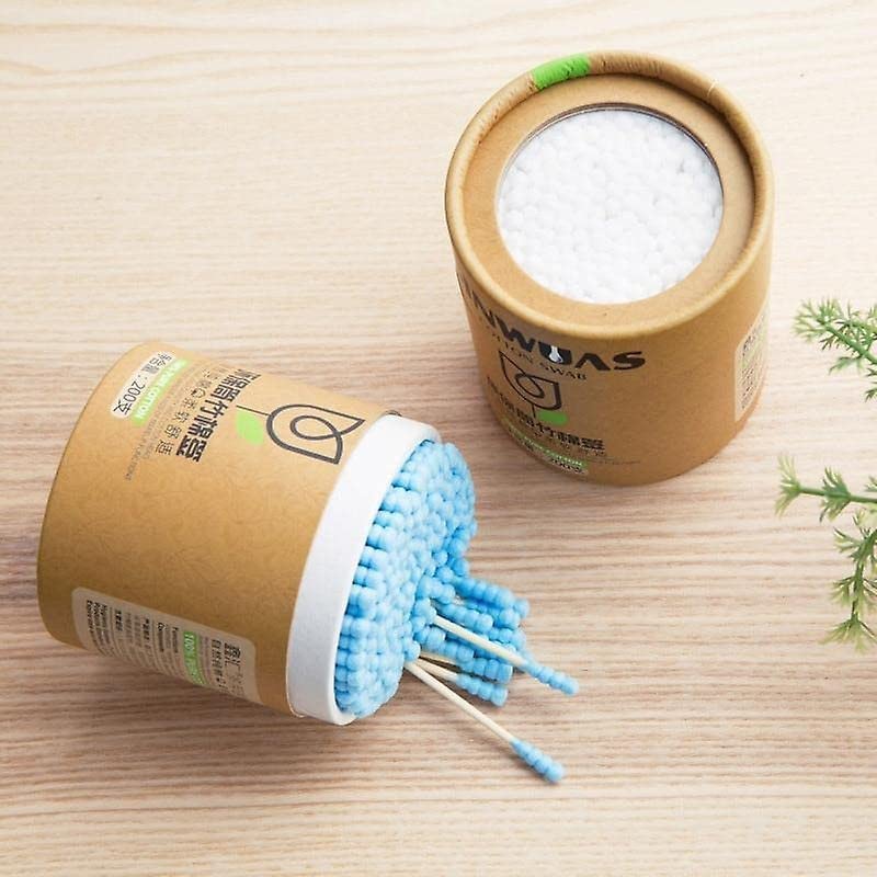 Ridhi Karan Creations Bamboo Baby Cotton Swab Wood Sticks(Pack Of 3) Soft Cotton Buds,Multicolor-image-7