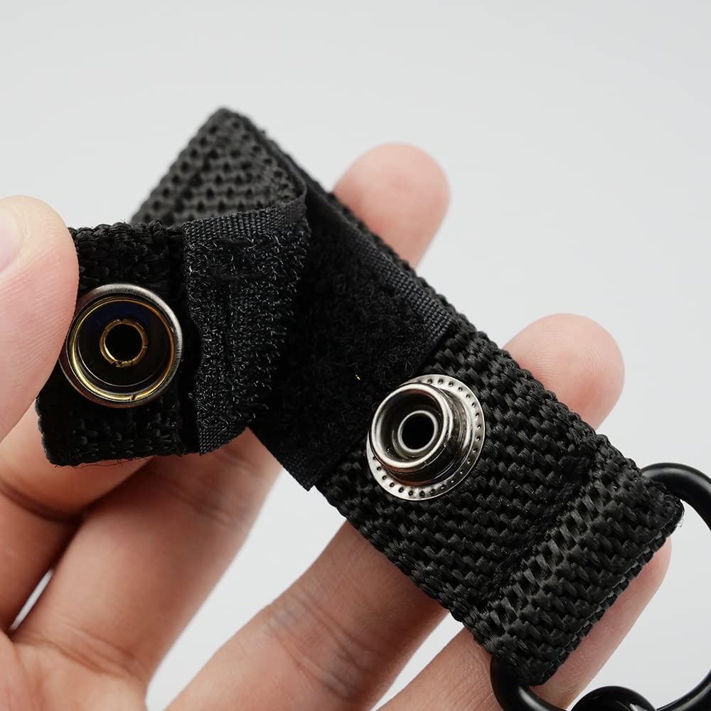 Portachiavi Elastico In Paracord - 2 Pezzi Con Moschettone, Regolabile, Per Attrezzatura Outdoor, Arrampicata E Campeggio - Foto 14