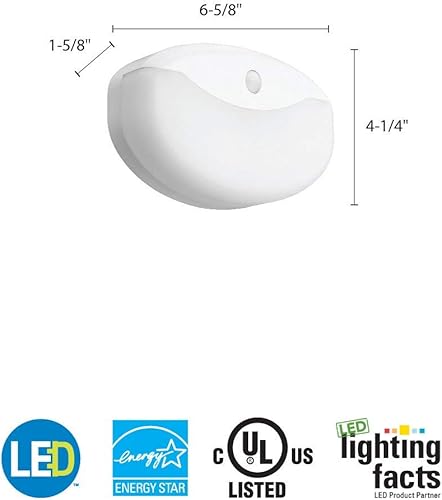 Miniatura 3 de Lithonia Lighting FMMCL 840 S1 M4 4000K - Luz LED empotrable para armario con cadena de tracción